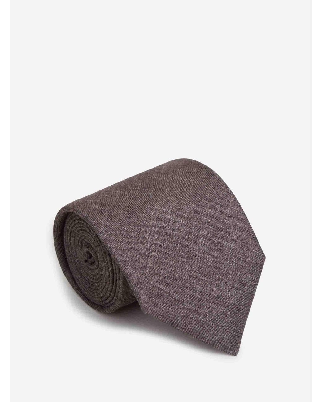 Brioni Brown Zefiro Tie for men
