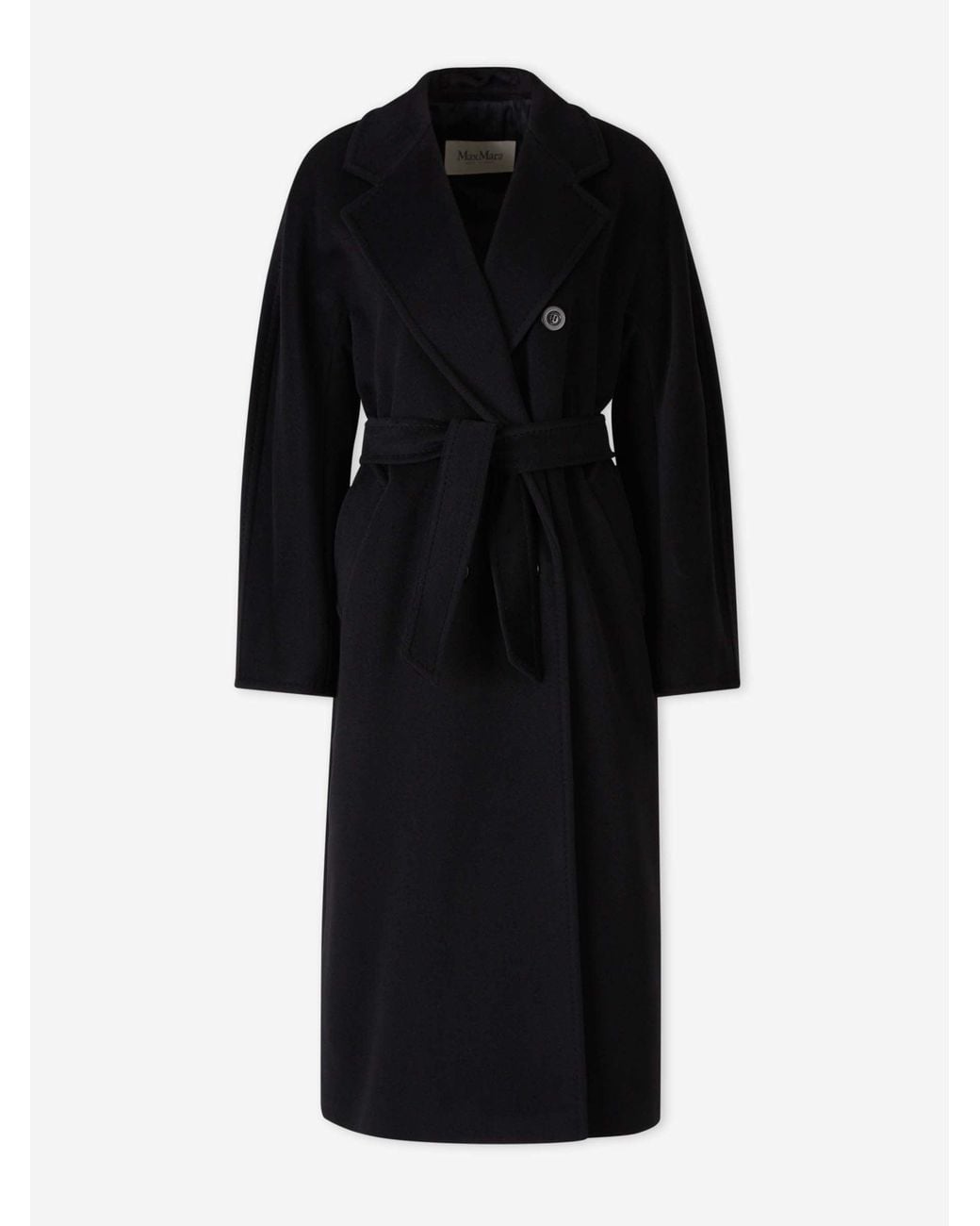 Max Mara Black Long Icon Coat
