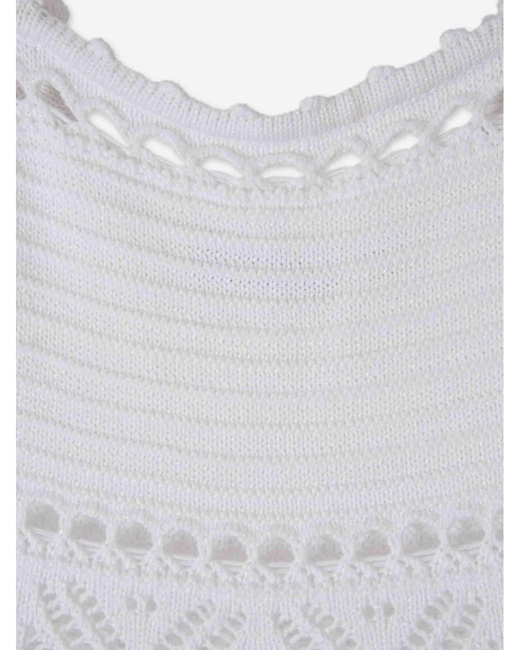 retroféte White Winona Knit Dress