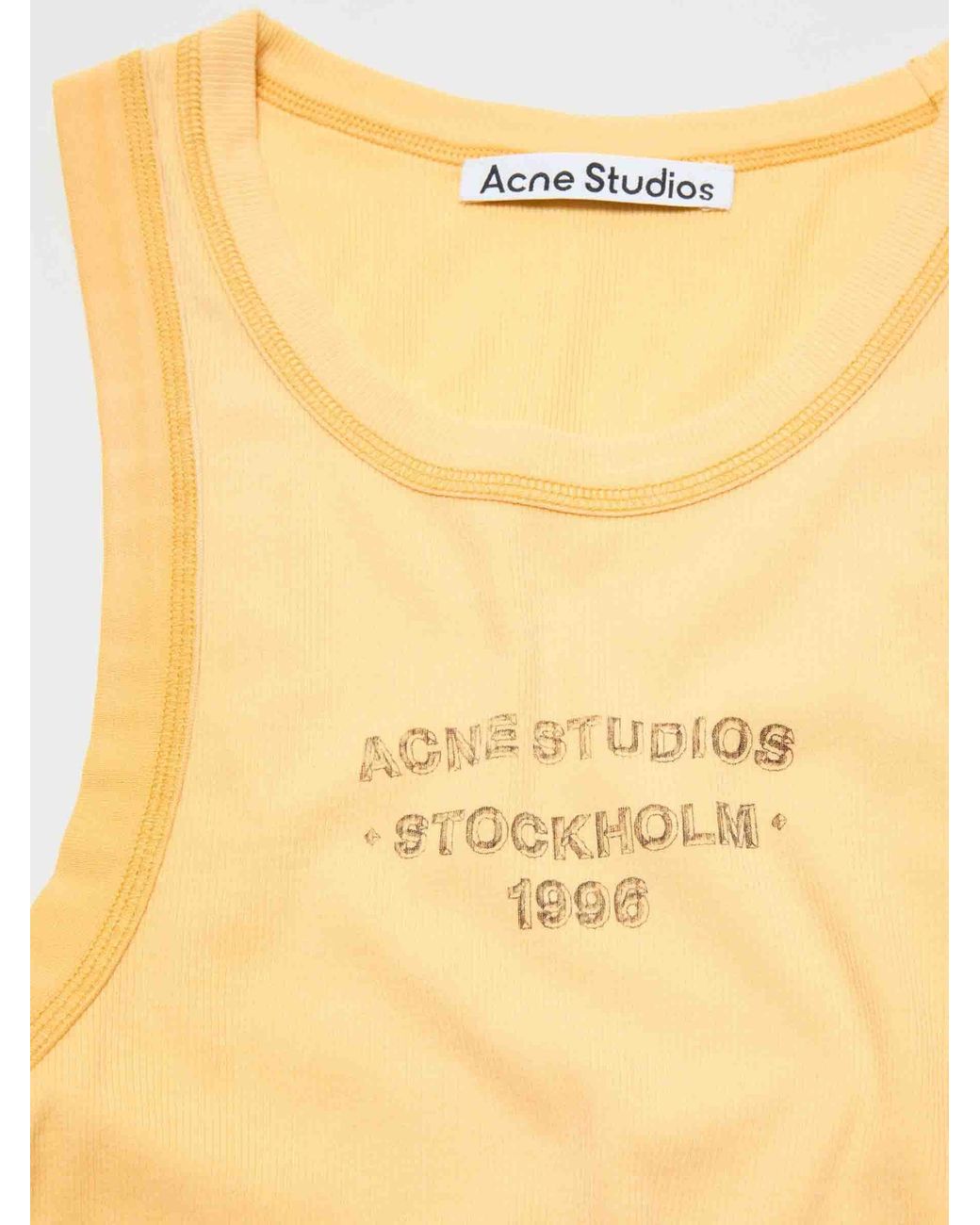Acne White Tank Top