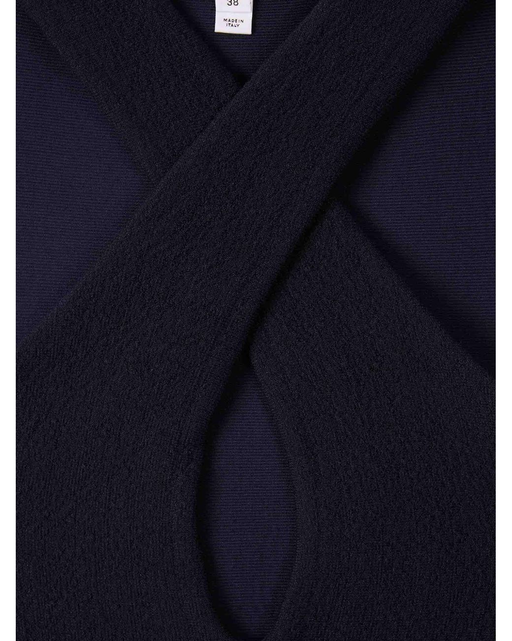 Alaïa Blue Knit Midi Dress