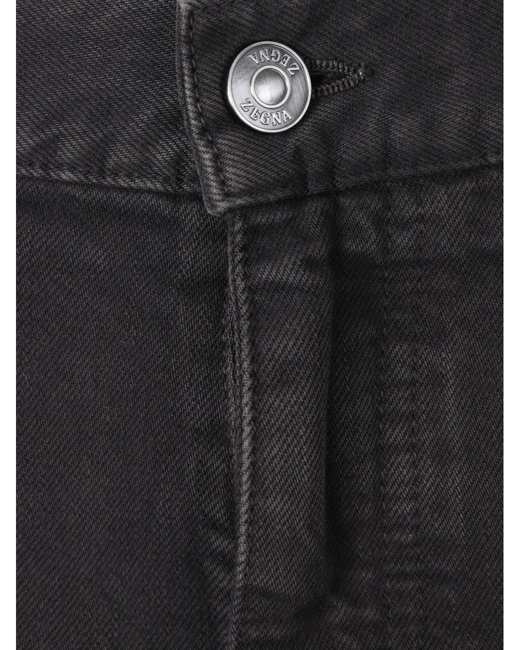 Zegna Gray Roccia Cotton Pants for men