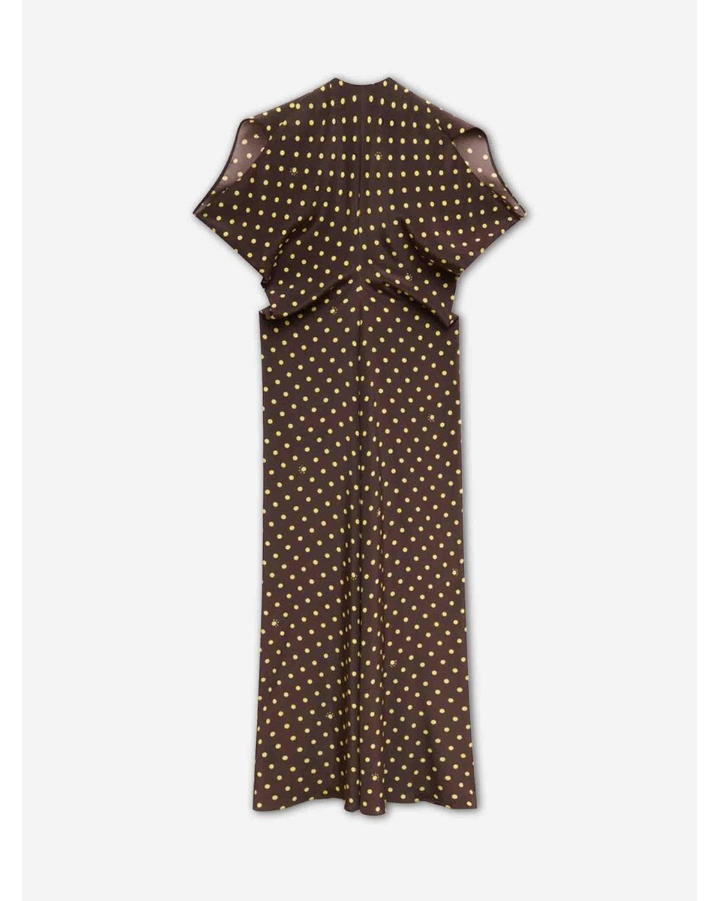 Marni Brown Polka Dot Dress