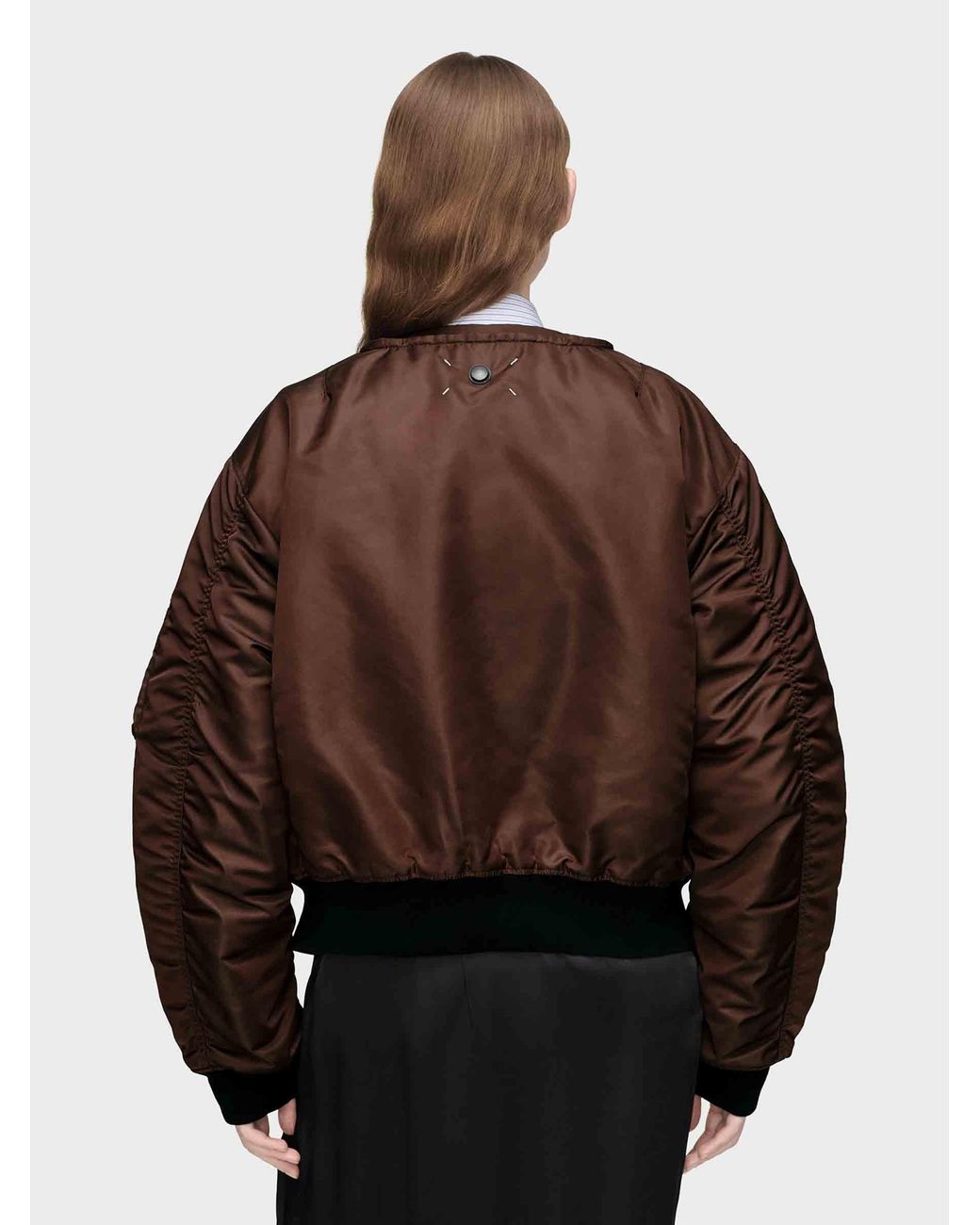 Maison Margiela Brown Reversible Bomber Jacket