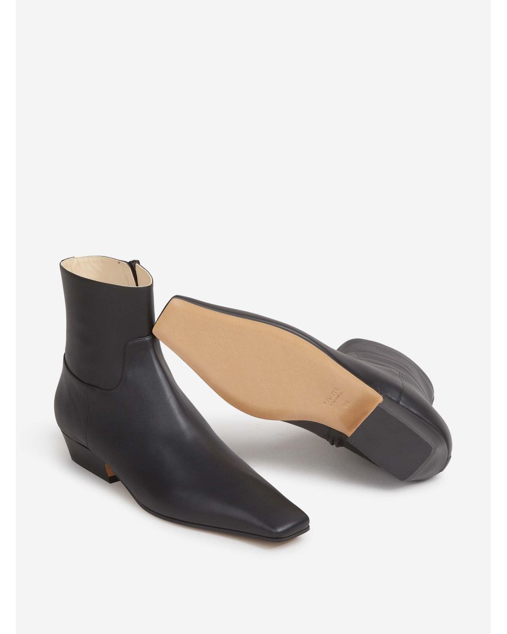 Khaite Black Marfa Flat Boots