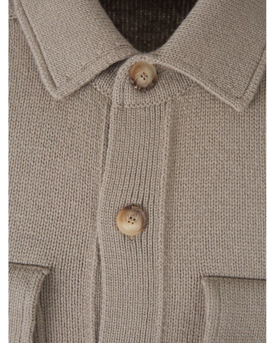 Gran Sasso Natural Wool Cardigan for men