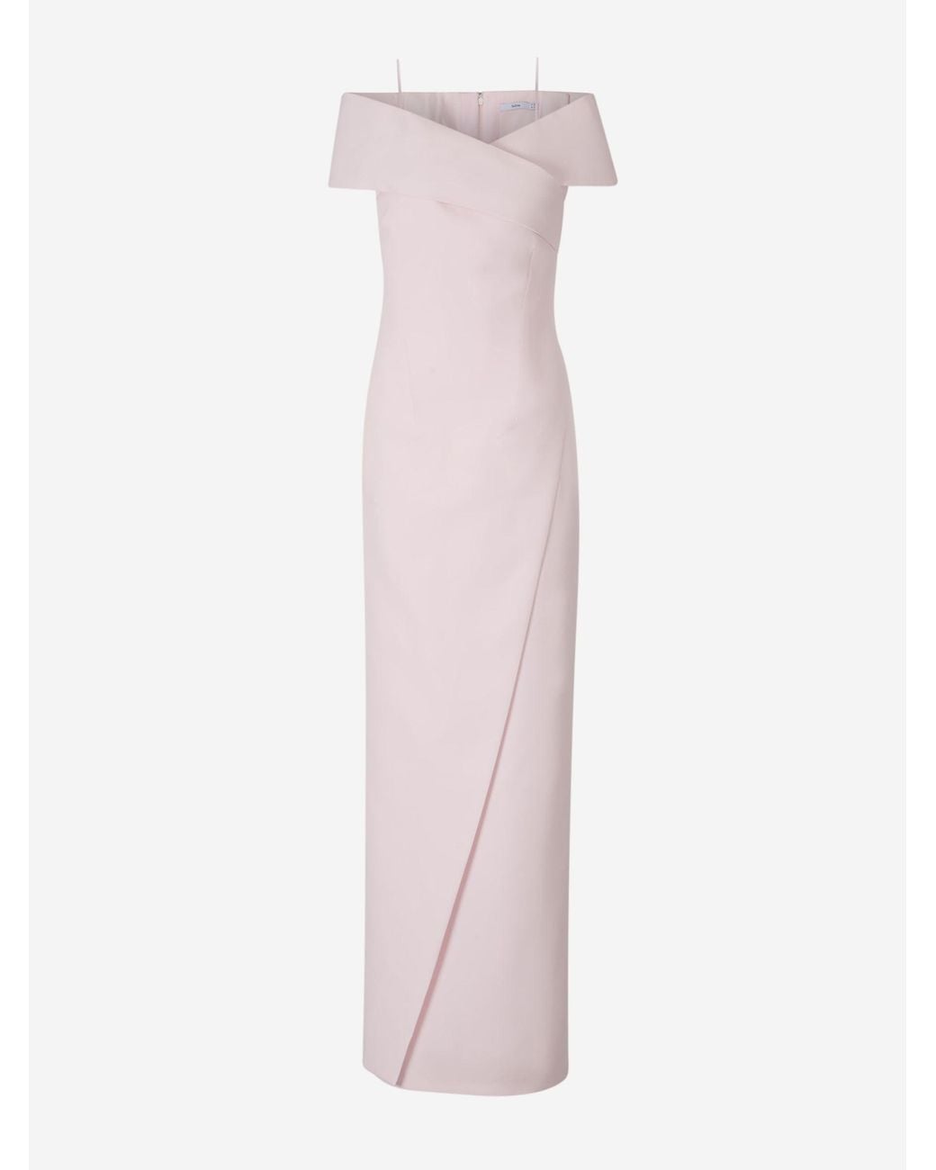 Safiyaa Pink Structured Maxi Dress