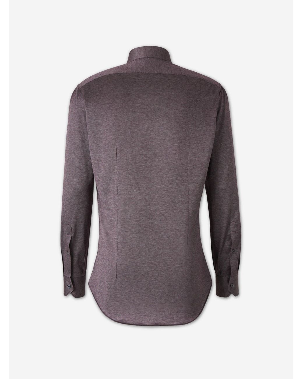 Fray Purple Plain Cotton Shirt for men