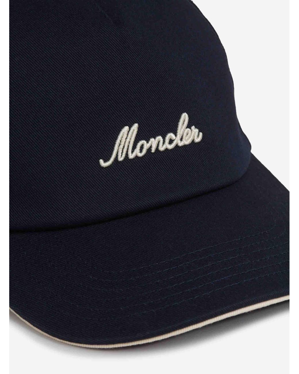 Logo Del Berretto Da Baseball di Moncler in Blue da Uomo