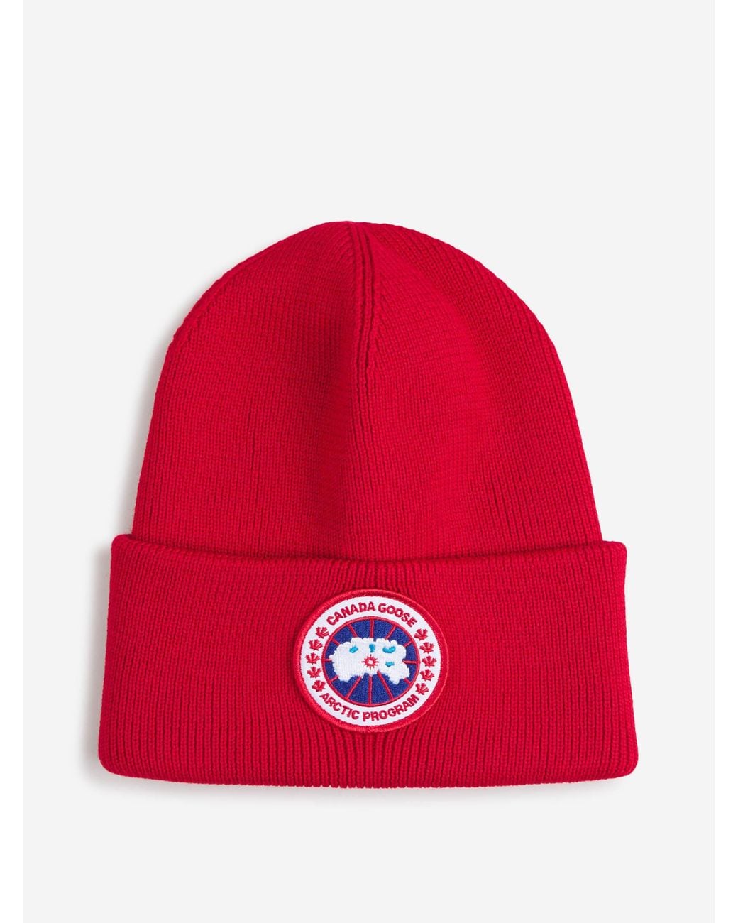 Canada Goose Red Arctic Wool Hat for men