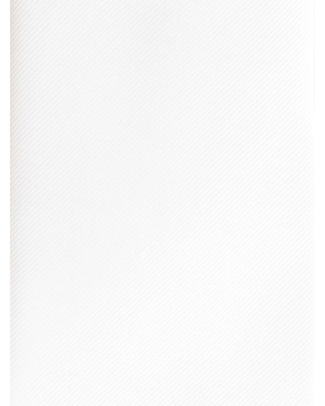 Petronius Schlichte Seidenkrawatte in White für Herren