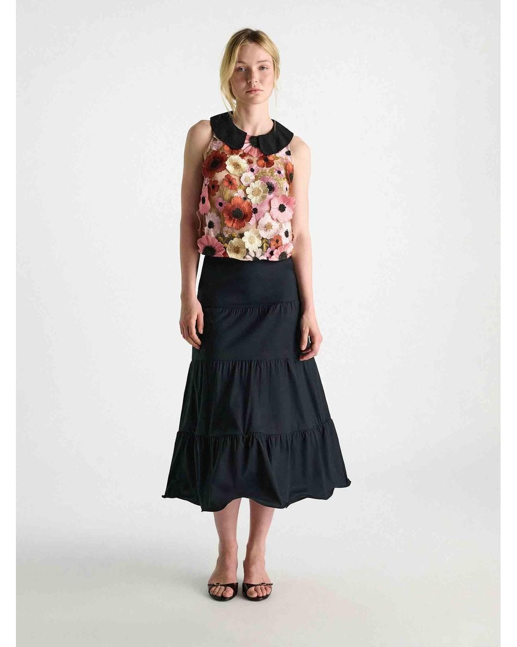 Dorothee Schumacher Red Blooming Meadow Blouse