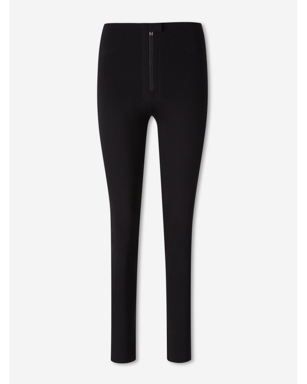 Alaïa Black Technical Leggings With Logo