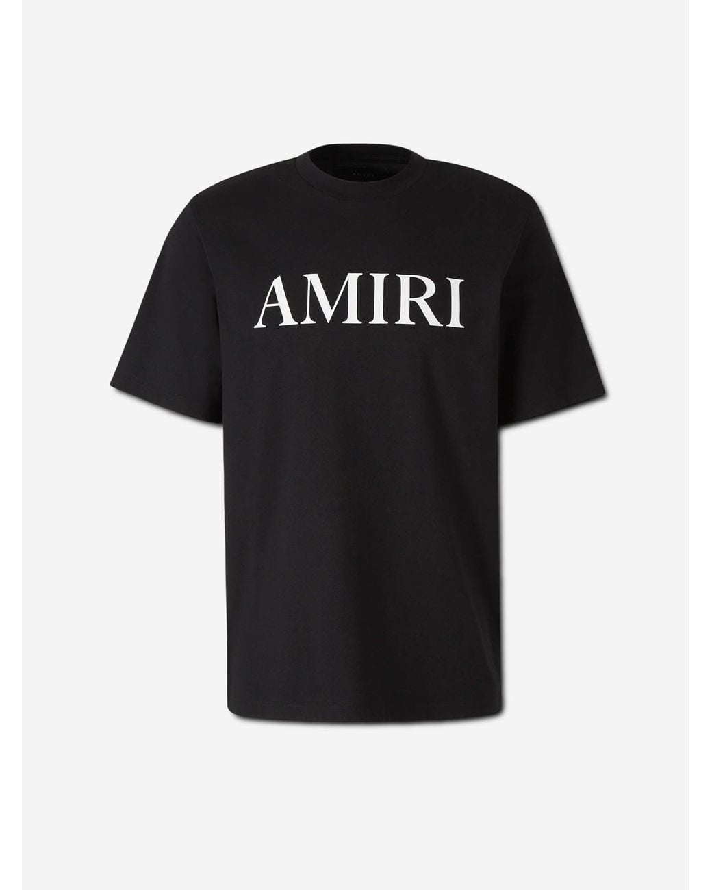 Amiri Black Logo T-Shirt Short Sleeve for men