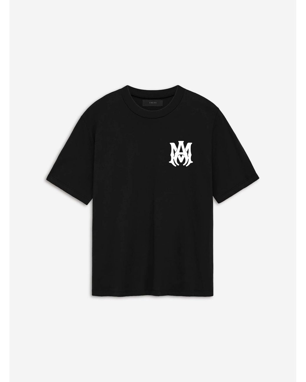 Amiri Black Short Sleeve Logo T-Shirt for men