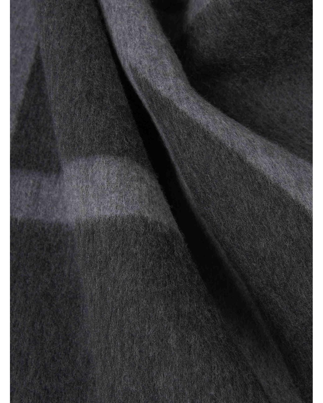 Sciarpa Di Lana Con Monogramma di Totême in Gray