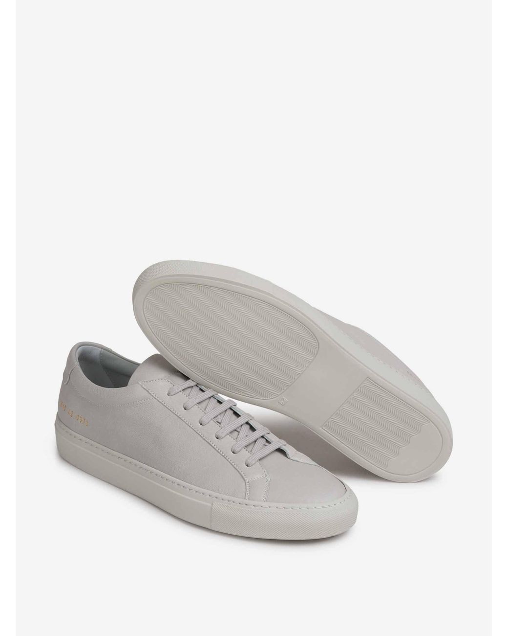 Common Projects White Low-Top Leather Sneakers