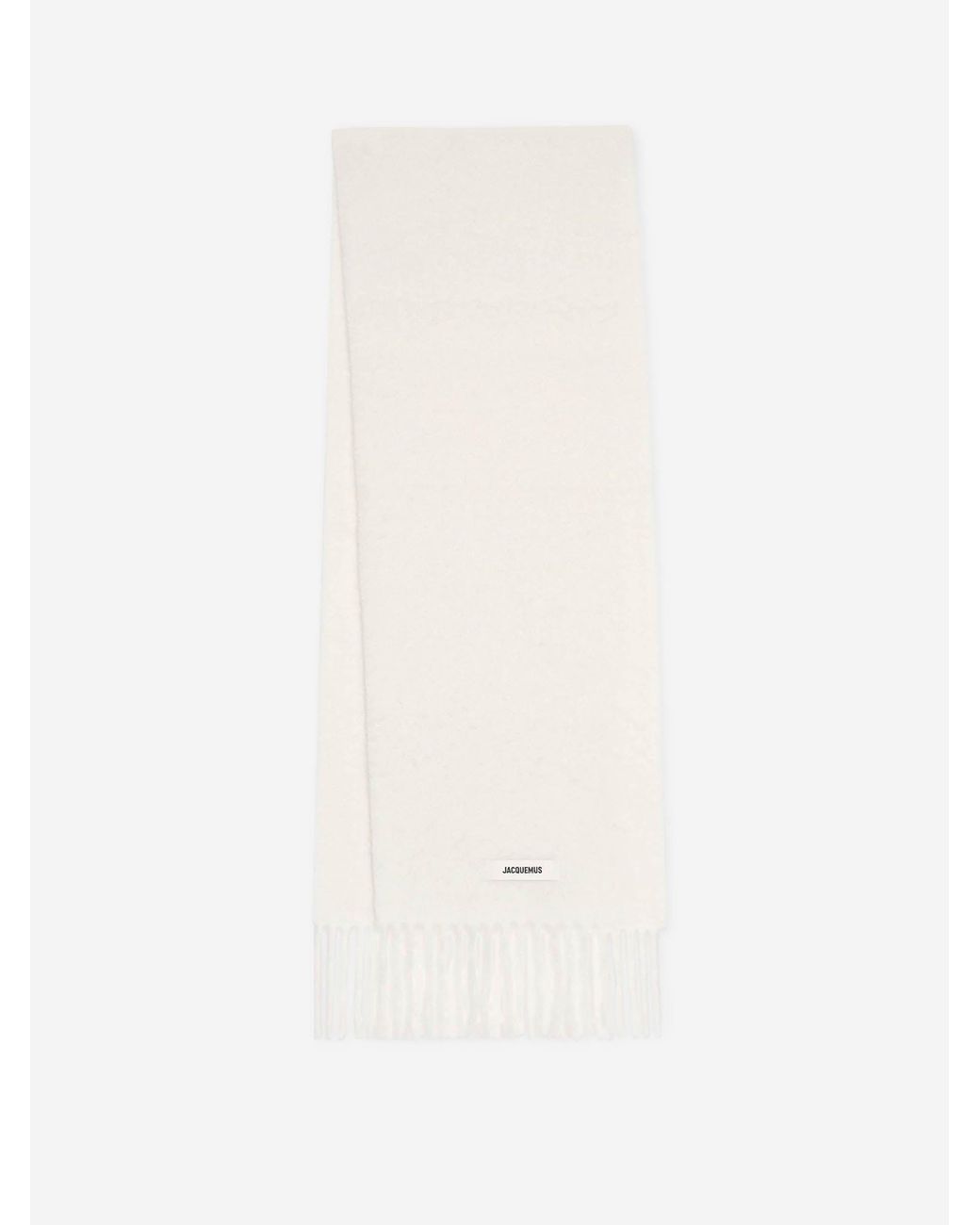 Écharpe Carro Jacquemus en coloris White