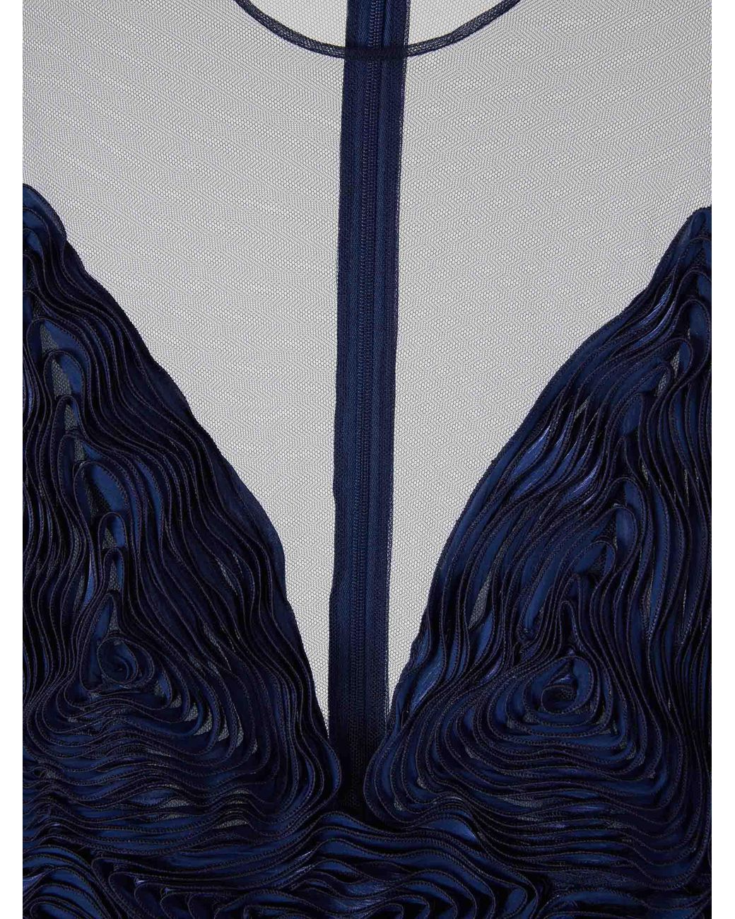 Robe Maxi Drapée Costarellos en coloris Blue
