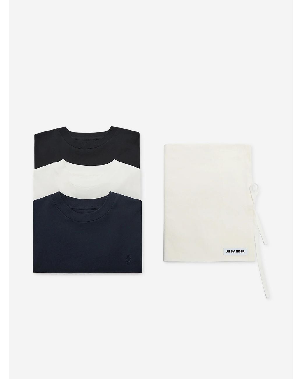 Jil Sander Blue T-Shirts Pack Of 3 for men