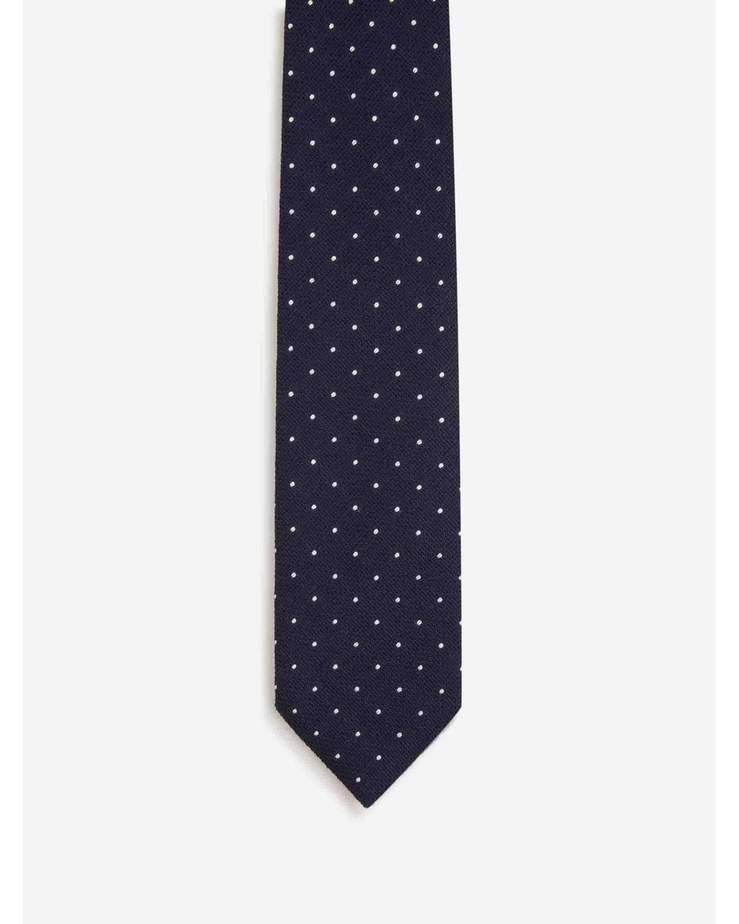 Bigi por Santa Eulalia Blue Silk Polka Dot Tie for men