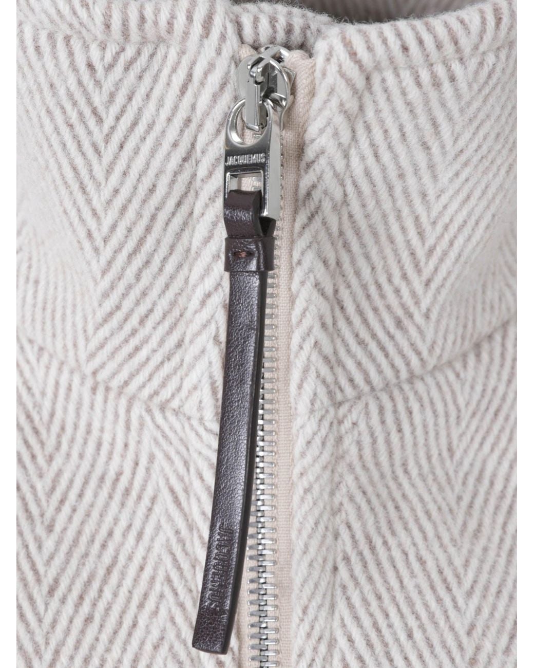 Jacquemus White Losange Bomber Jacket for men