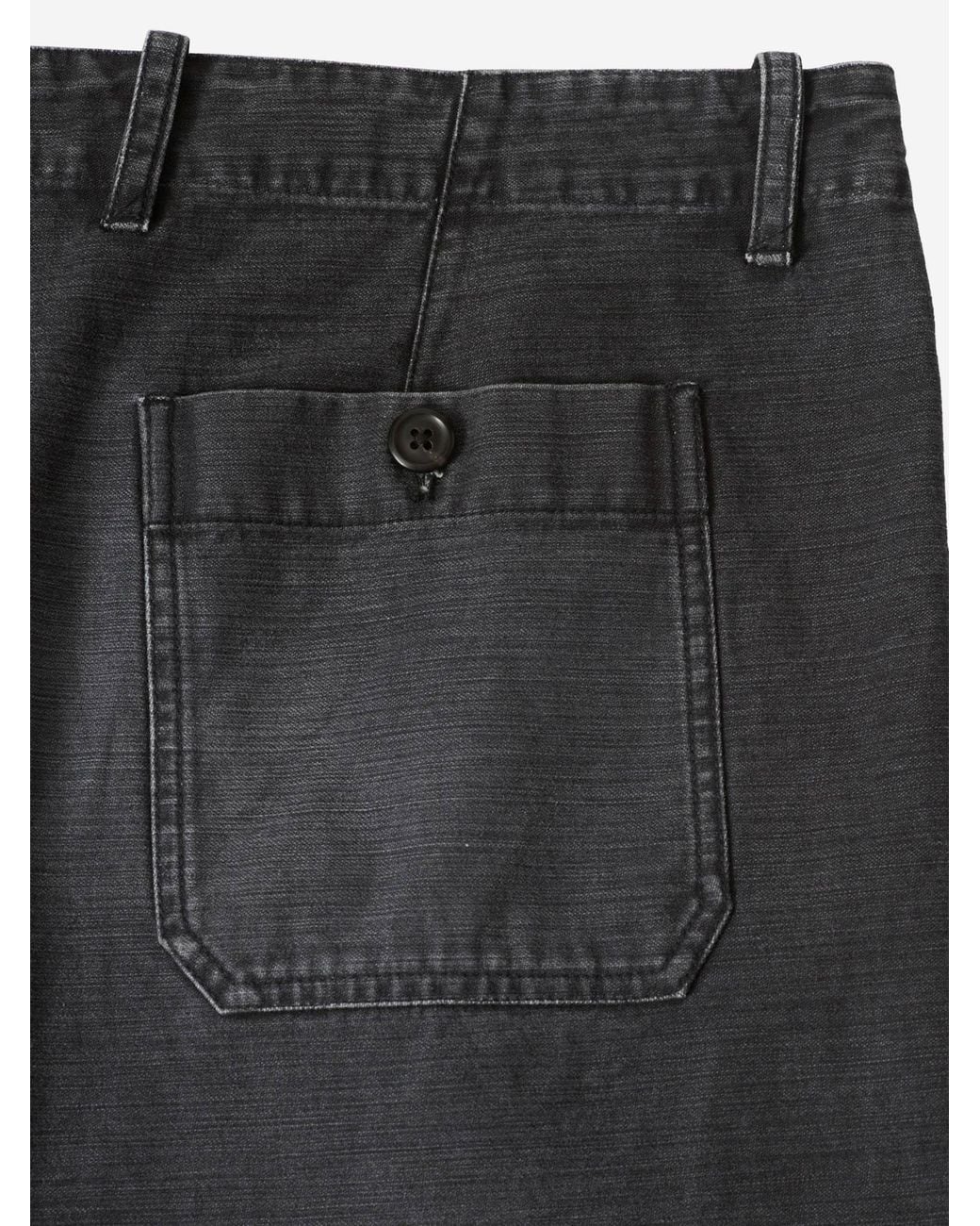 Our Legacy Black Cotton Straight Leg Trousers for men