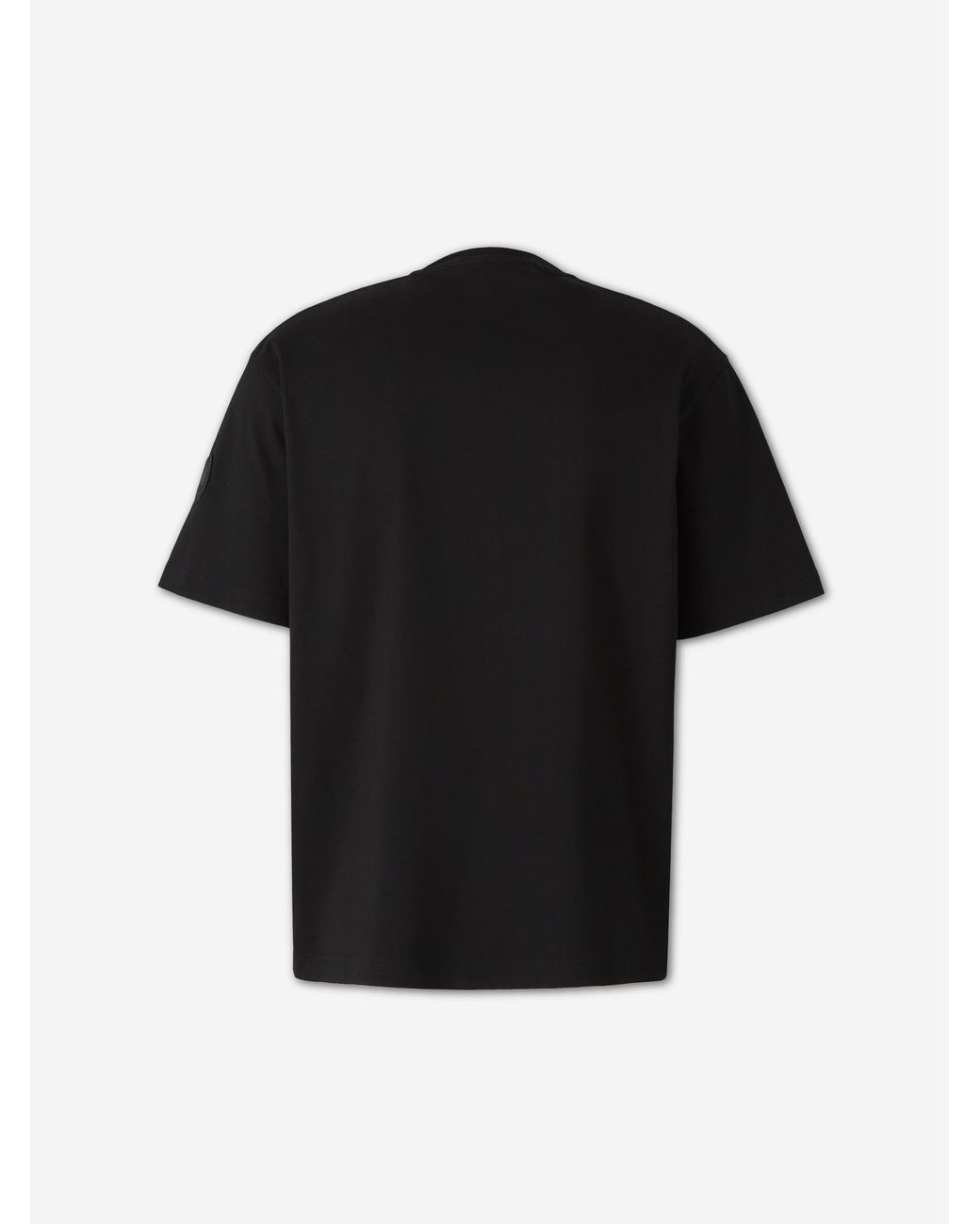 Canada Goose Black Plain Cotton T-Shirt for men