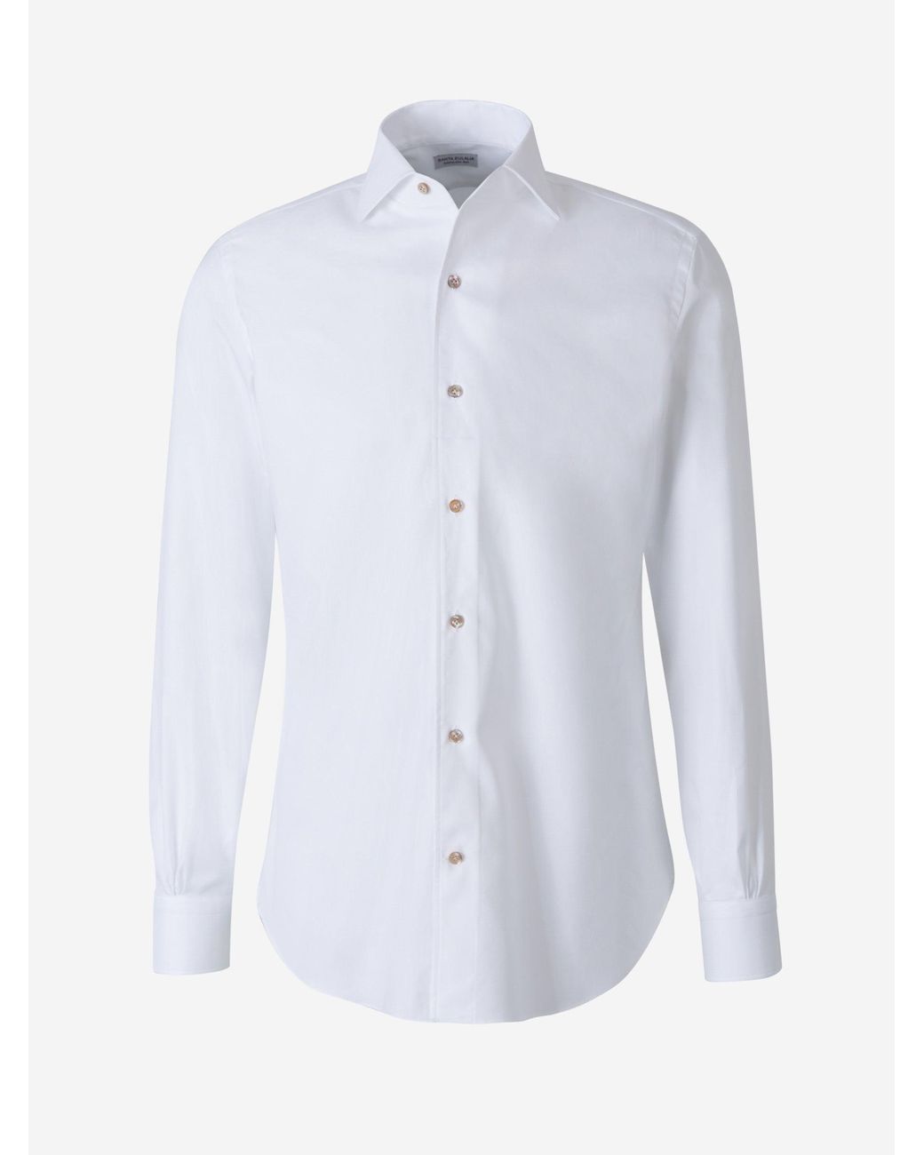 Santa Eulalia White Royal Oxford Shirt for men