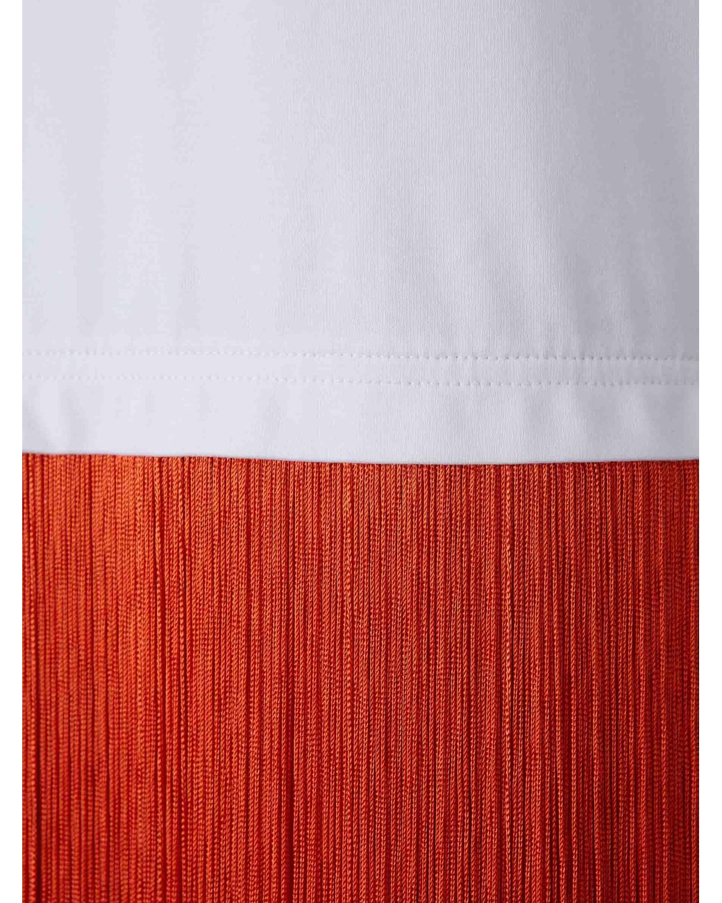 Alaïa White Fringe Midi Dress