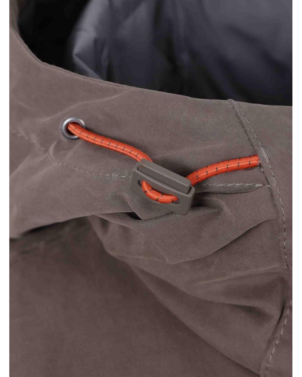 Herno Brown Casual Hooded Jacket for men