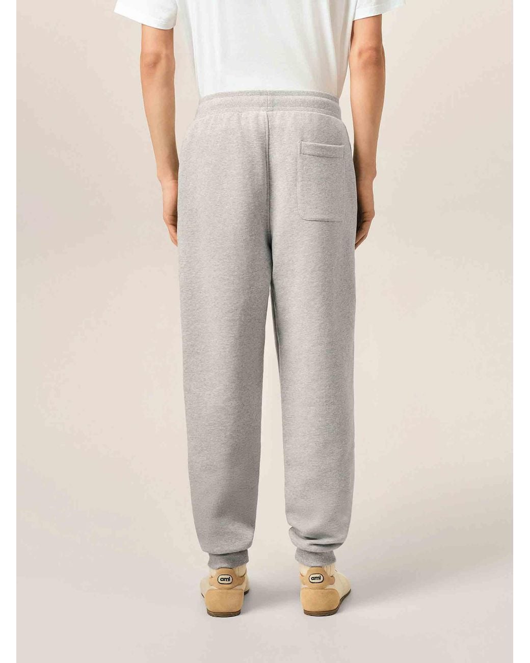 Pantaloni Da Jogging di AMI in Gray da Uomo