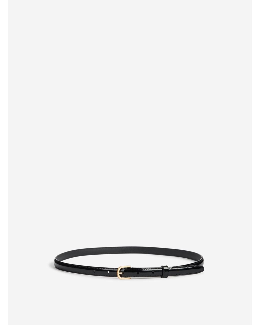Totême  White Thin Leather Belt