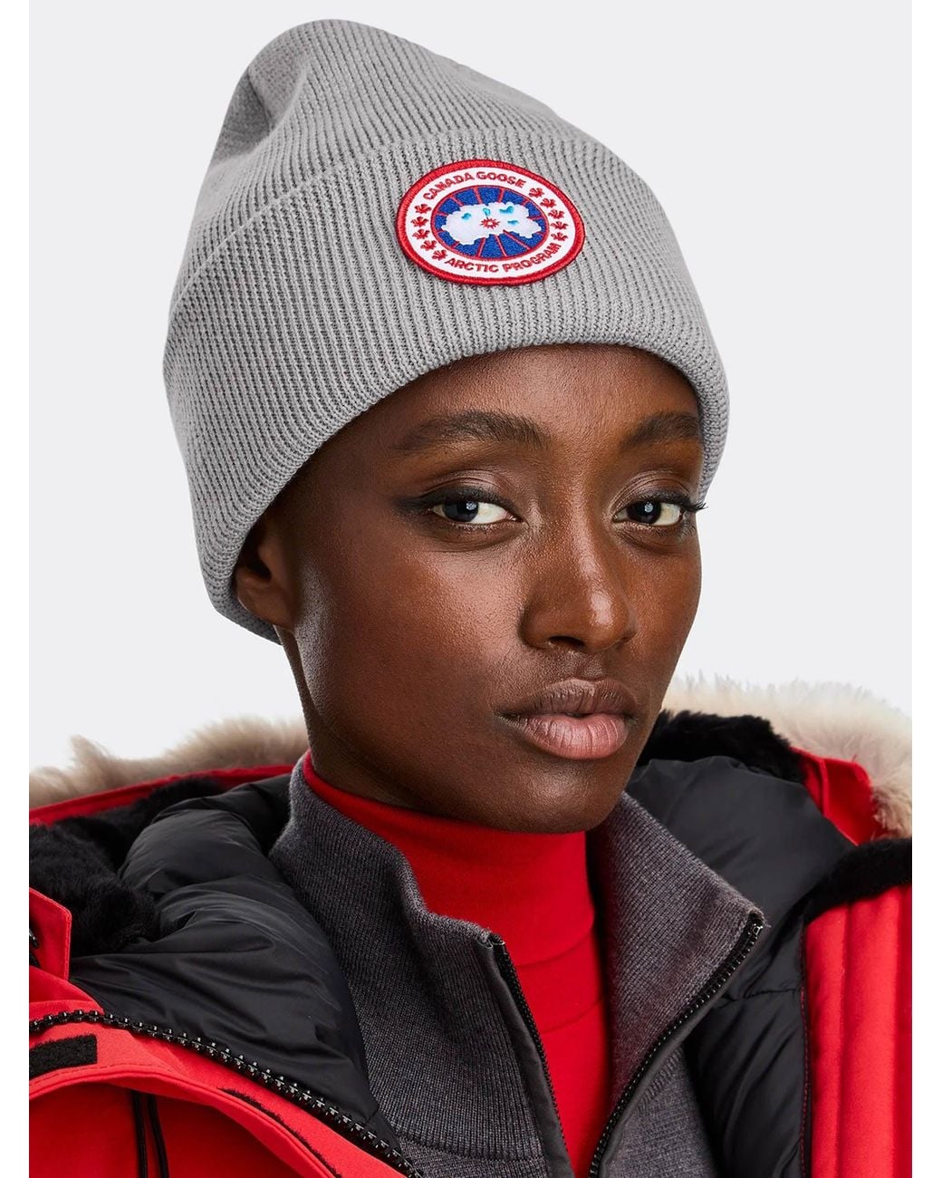 Canada Goose Gray Arctic Wool Hat for men