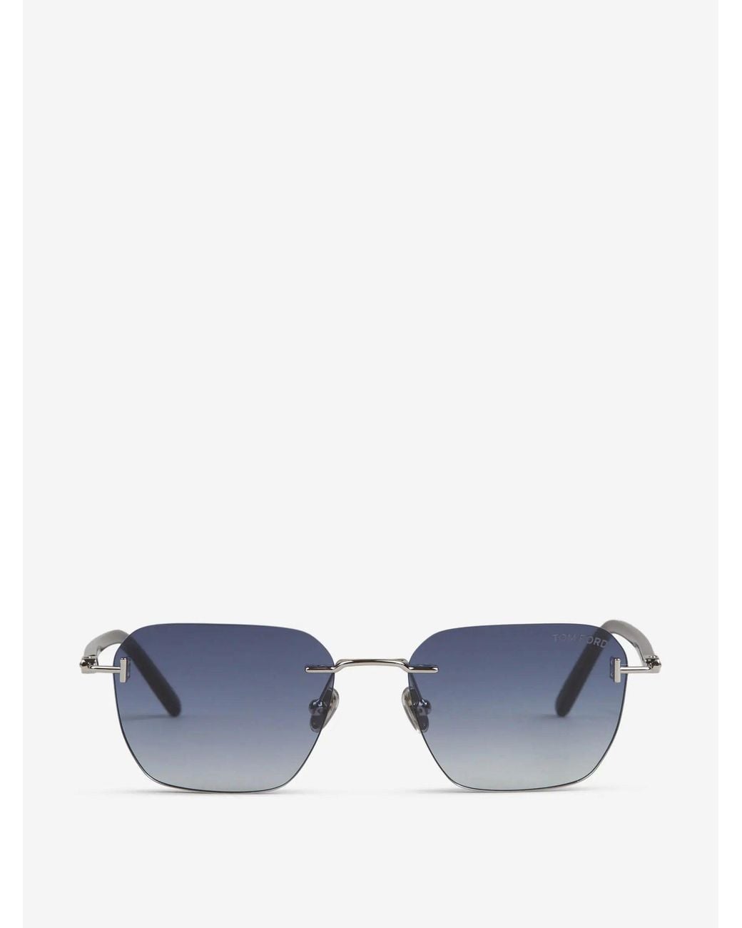 Tom Ford Blue Rectangular Sunglasses for men