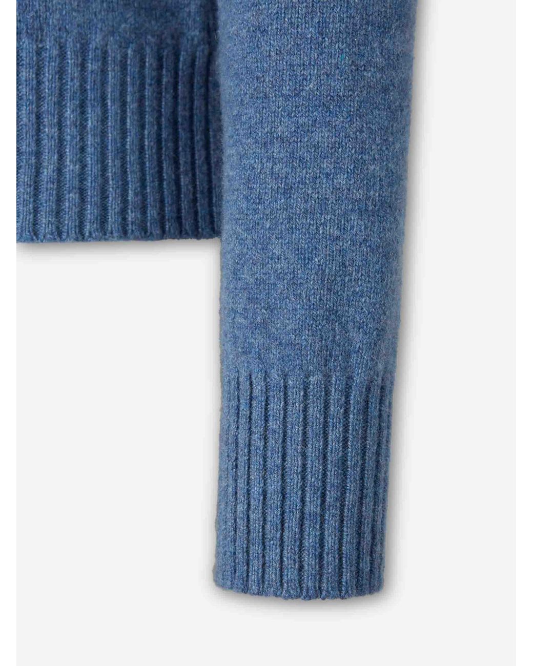 Bottega Veneta Blue Crew Neck Sweater