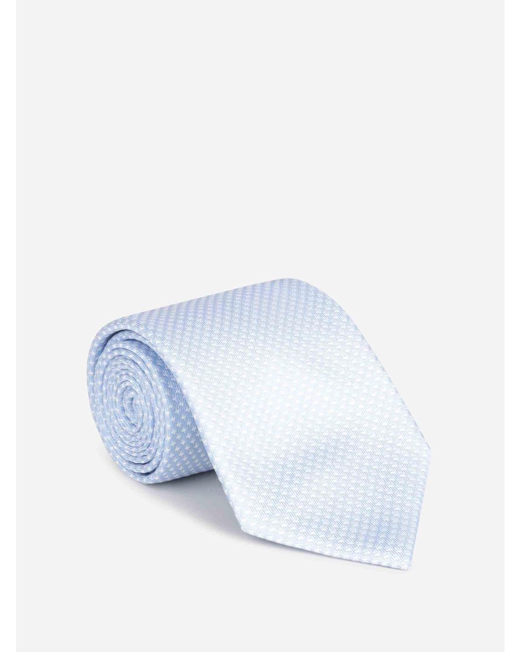 Corbata Texturizada Seda Petronius de hombre de color Blue