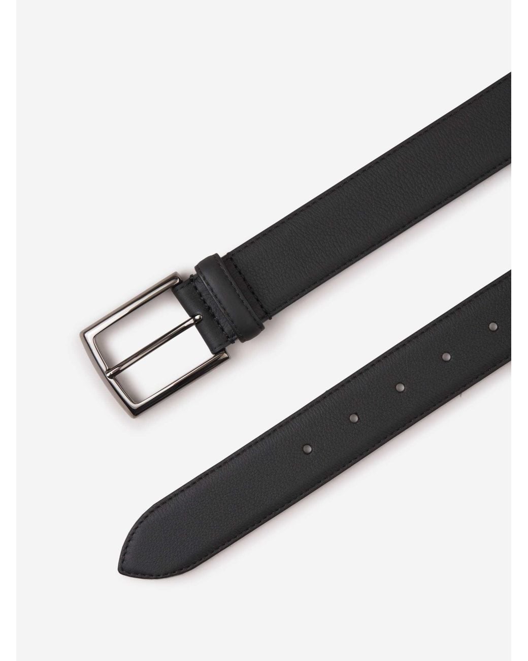 Santa Eulalia Black Taurillons Belt for men