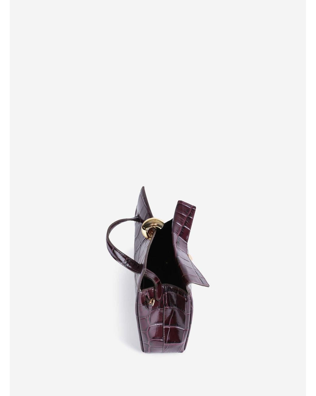 Jacquemus Purple Le Small Valérie Crocodile Bag