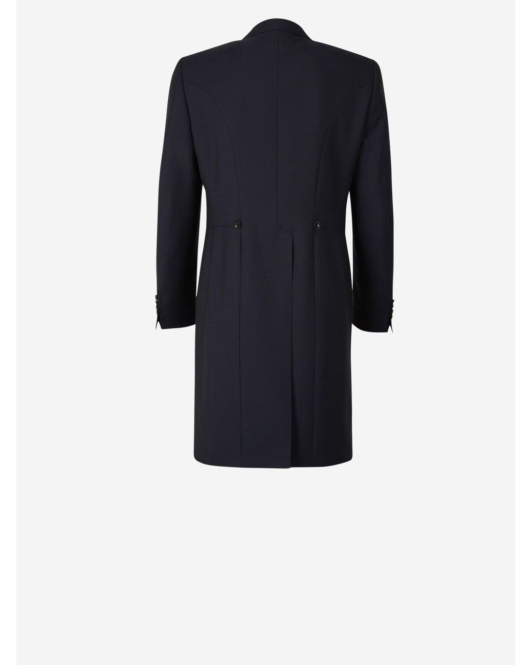 Canali Blue Plain Wool Suit for men