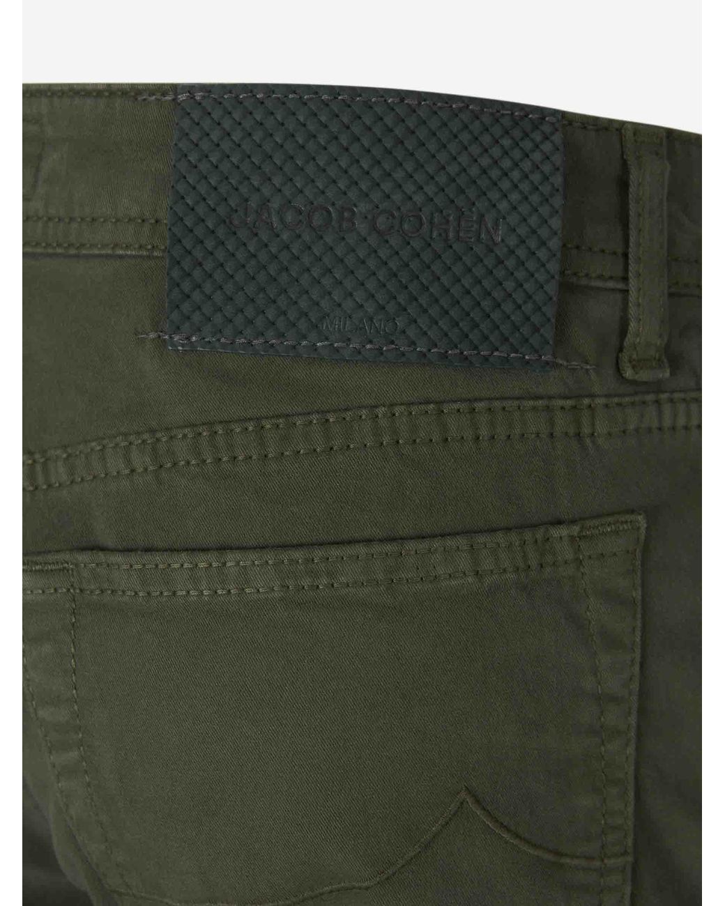 Jacob Cohen Green Straight Leg Pants for men