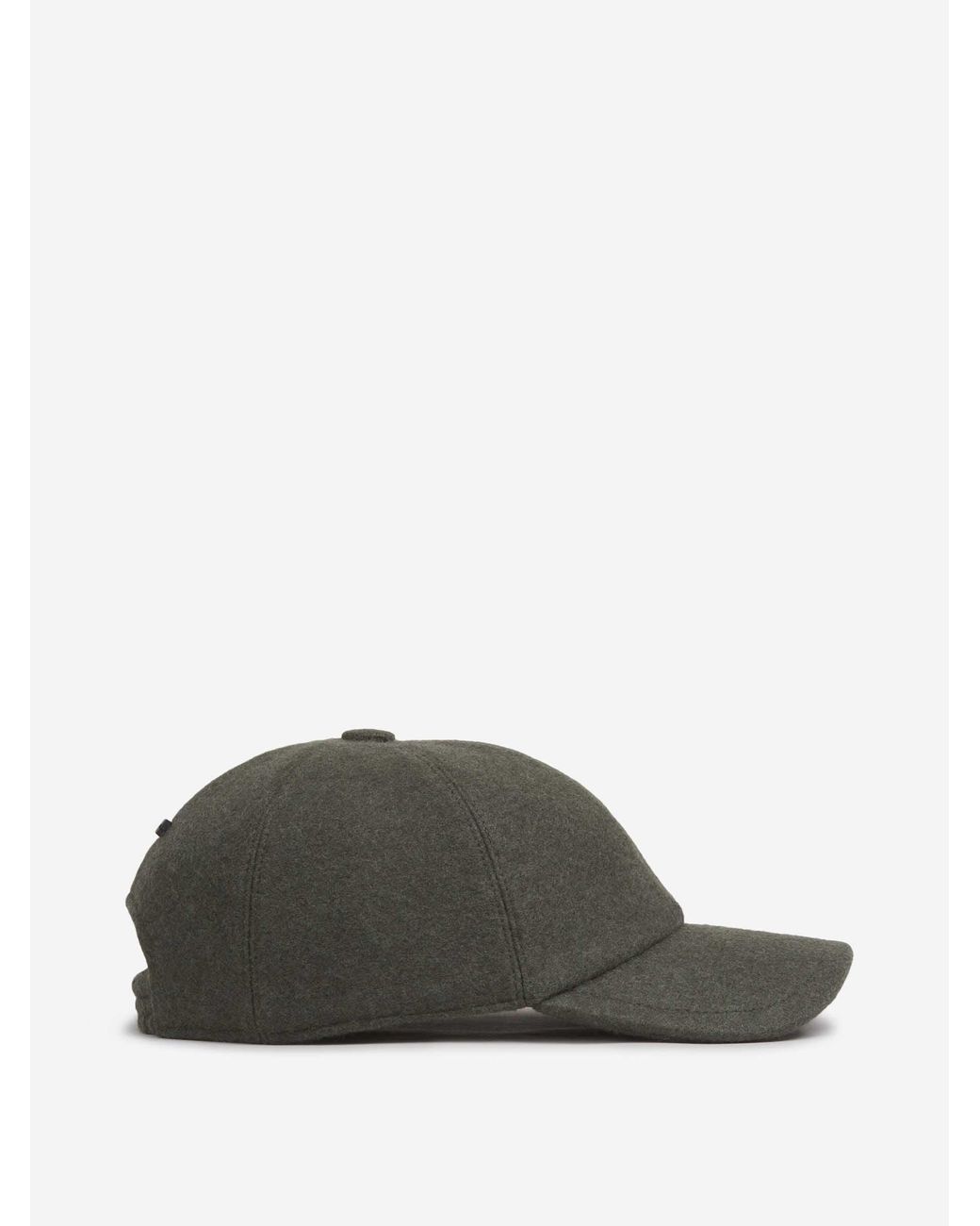 Fedeli Green Cashmere Cap for men