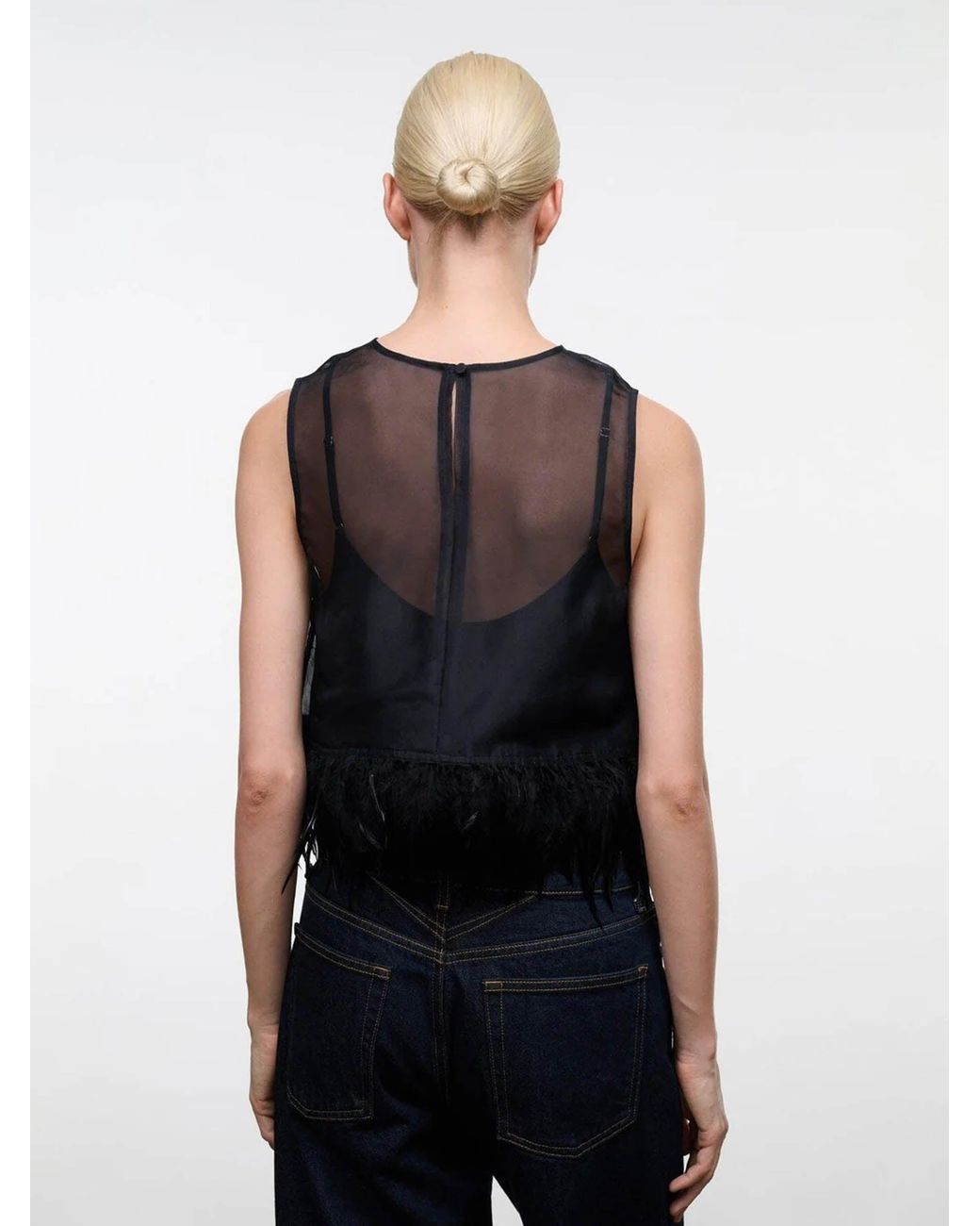 Top Avi Staud de color Black