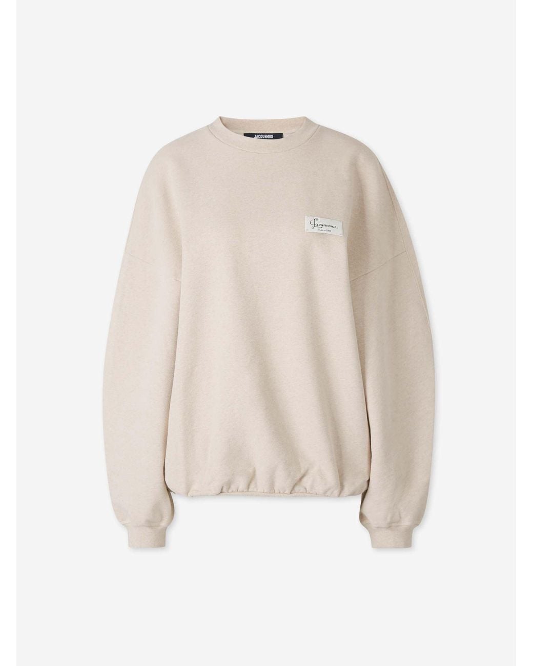 Jacquemus White Corso Cotton Sweatshirt