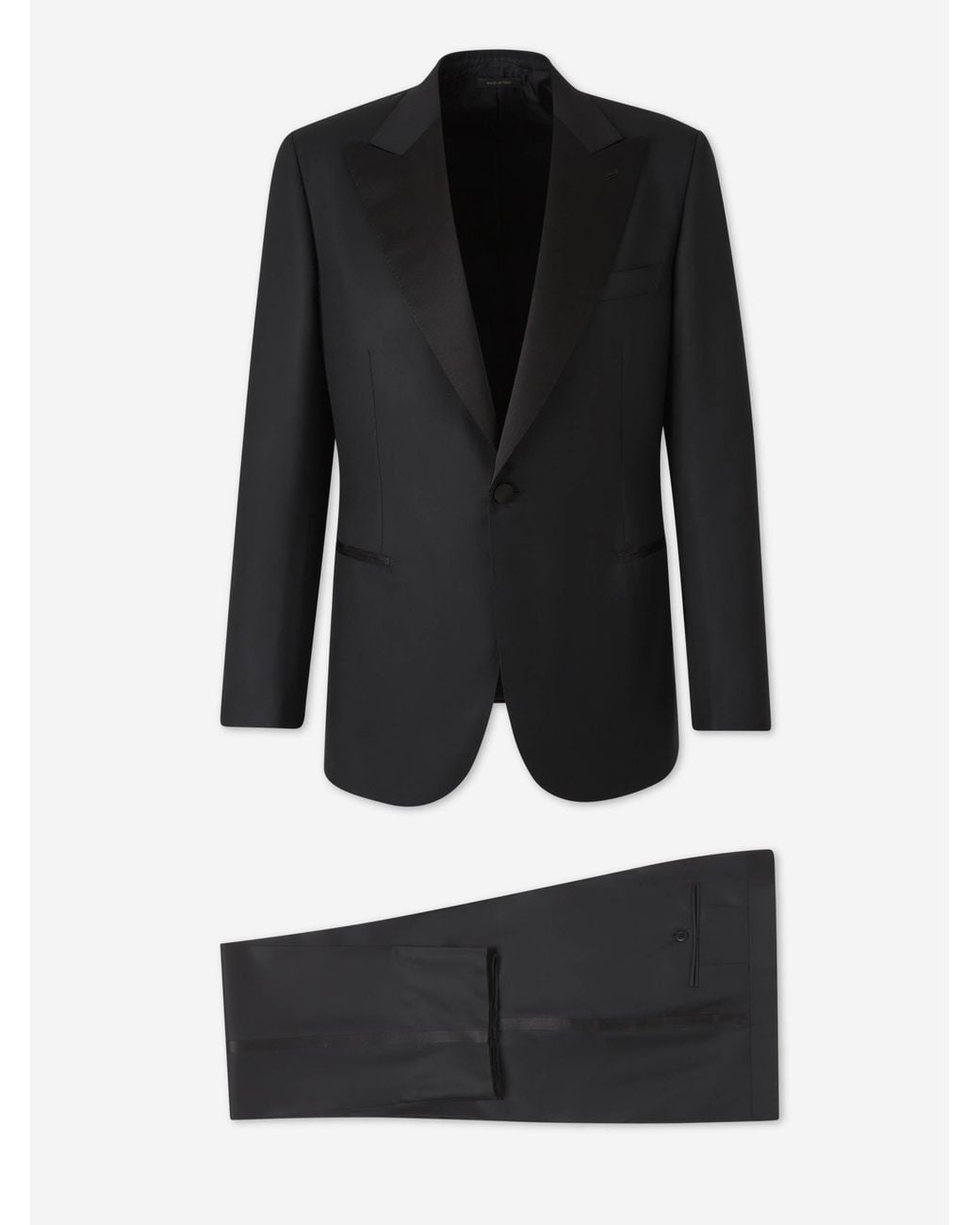 Brioni Black Wool Tuxedo Suit for men
