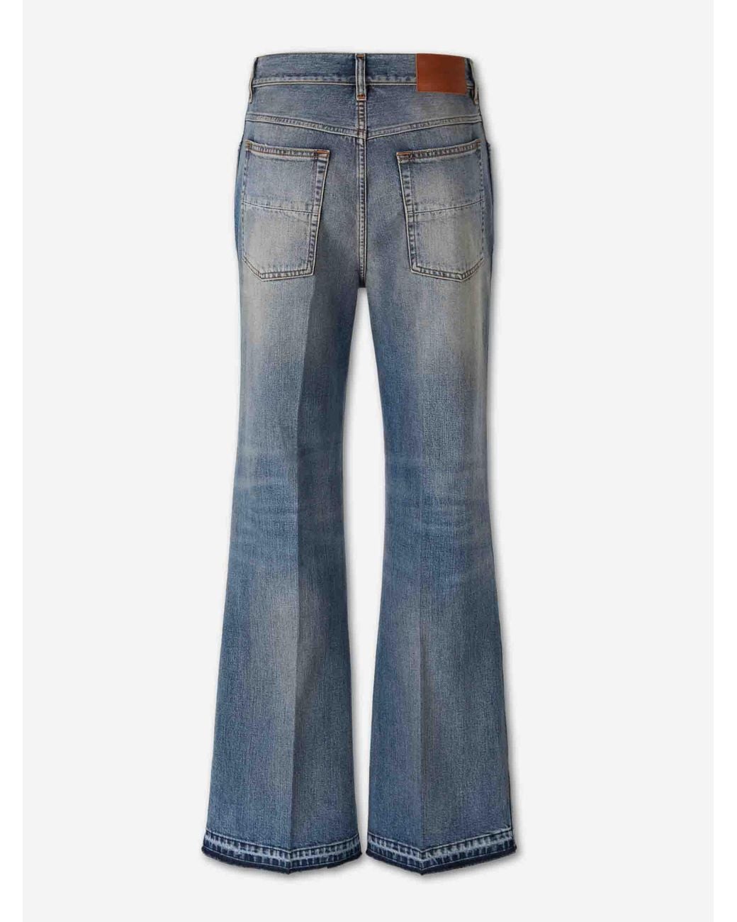 Amiri Blue Flared Cotton Jeans for men