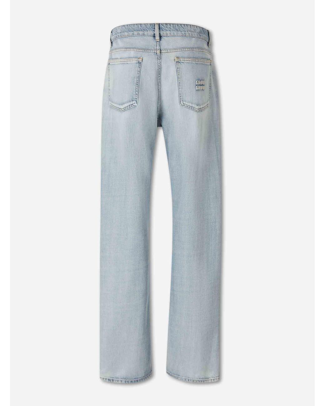 Miu Miu Blue Straight Jeans