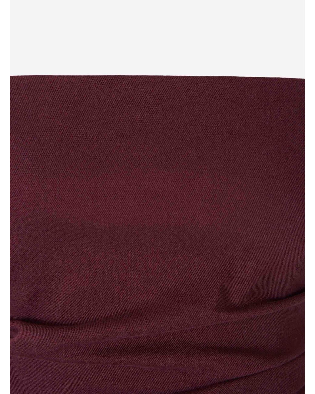 Jonathan Simkhai Red Ruched Top
