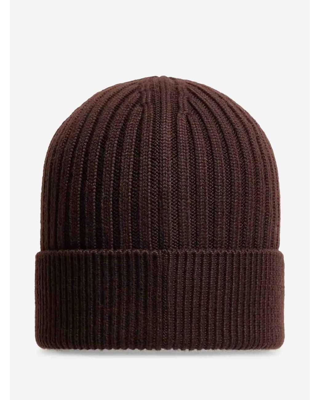 Moncler Gestrickte Wollmütze in Brown für Herren