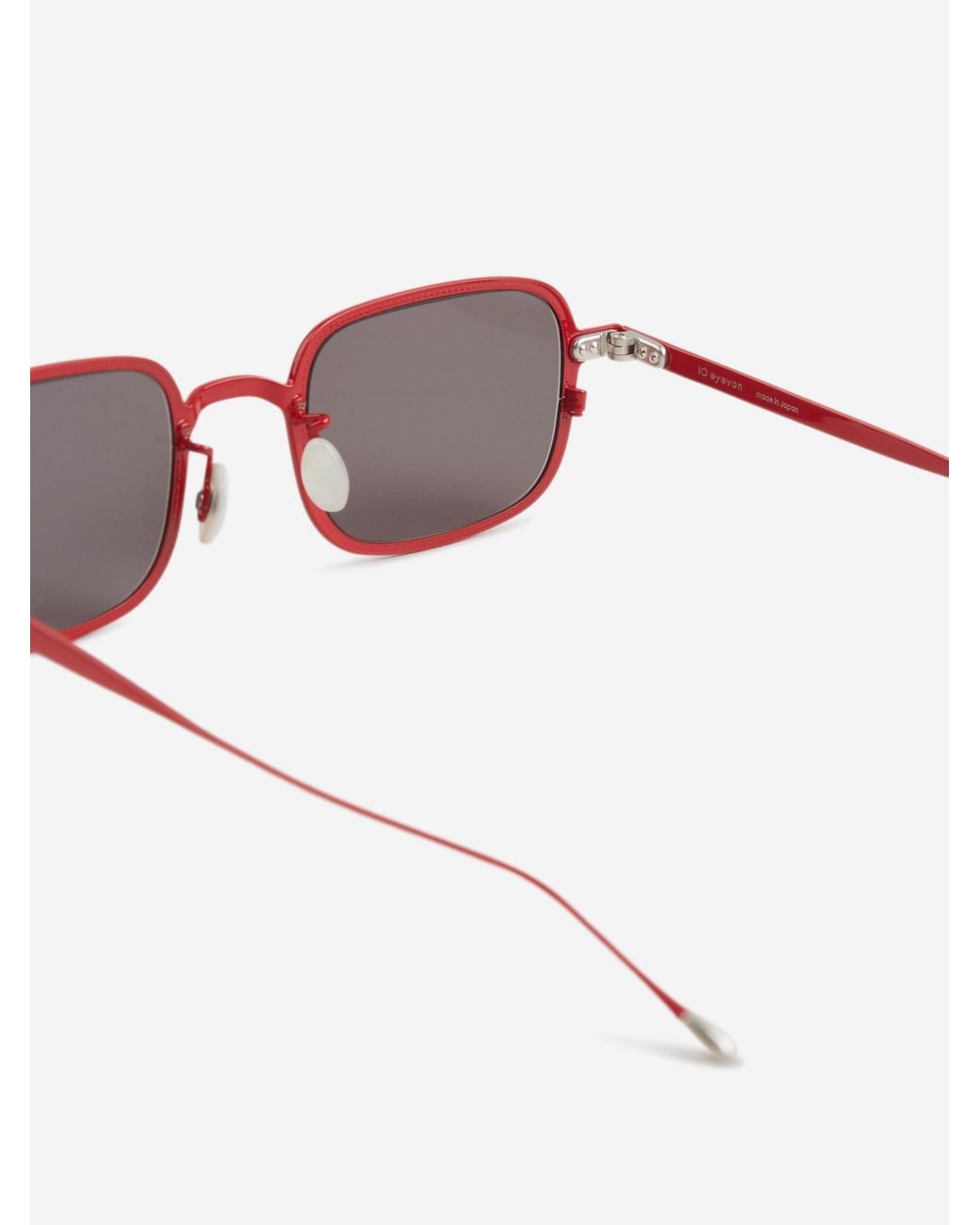 Eyevan 7285 Red Sunglasses No. 8 for men
